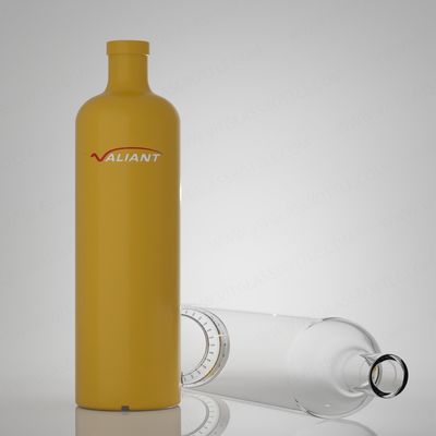 Material do corpo Vidro 750 ml Super Flint Rum Vodka Whisky Tequila Gin Botelho com Cortiça