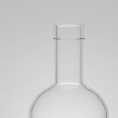 Garrafa de vidro de qualidade alimentar para rum Vodka Whisky Tequila Gin 750 ml 720 g de cortiça incluída