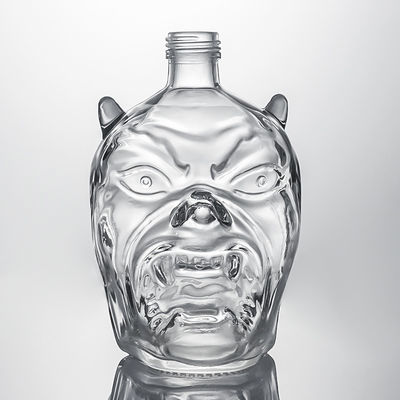 Botelha de vidro de vidro para whisky, vodka e rum