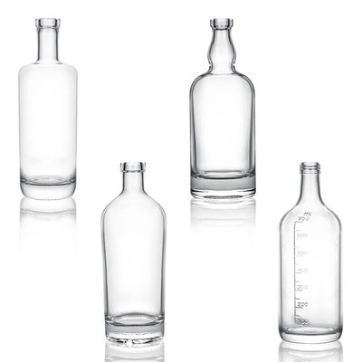 Garrafa de vidro com tampa adaptável a diferentes cenários de rum Vodka Whisky Tequila Gin