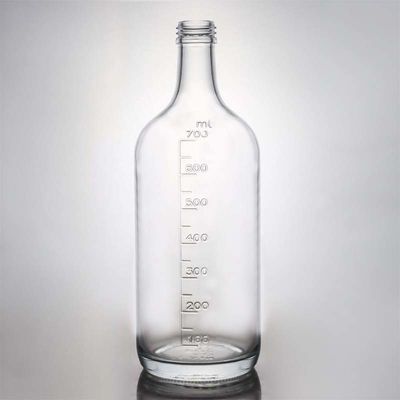 Garrafa de vidro com tampa adaptável a diferentes cenários de rum Vodka Whisky Tequila Gin