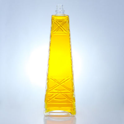 Bottle de vidro de whisky com tampa de parafuso