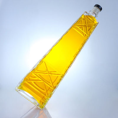 Bottle de vidro de whisky com tampa de parafuso