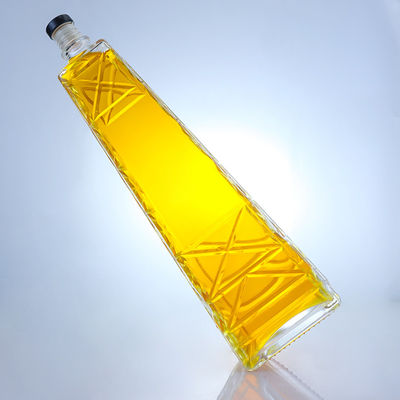 Bottle de vidro de whisky com tampa de parafuso
