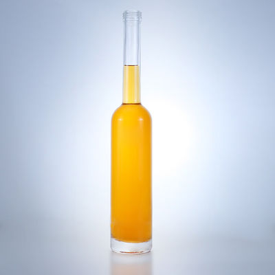 Colar de vidro de pedra transparente 500 ml garrafa de pescoço comprido para gin rum champanhe brandy uísque