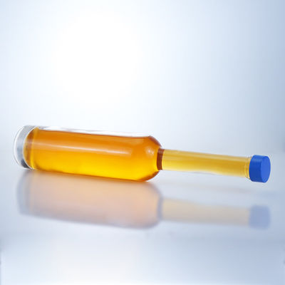Colar de vidro de pedra transparente 500 ml garrafa de pescoço comprido para gin rum champanhe brandy uísque
