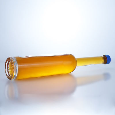 Colar de vidro de pedra transparente 500 ml garrafa de pescoço comprido para gin rum champanhe brandy uísque