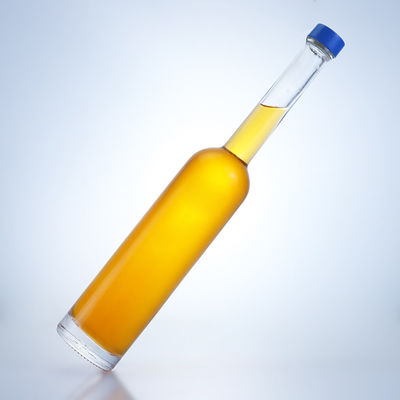 Colar de vidro de pedra transparente 500 ml garrafa de pescoço comprido para gin rum champanhe brandy uísque