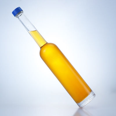 Colar de vidro de pedra transparente 500 ml garrafa de pescoço comprido para gin rum champanhe brandy uísque