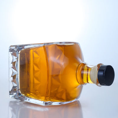 750 ml de garrafa de vidro para Gin Rum Champagne Brandy Whisky Liquor