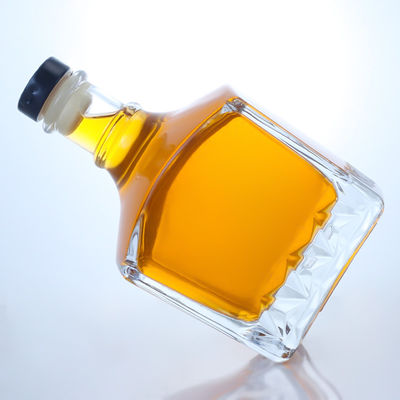 750 ml de garrafa de vidro para Gin Rum Champagne Brandy Whisky Liquor