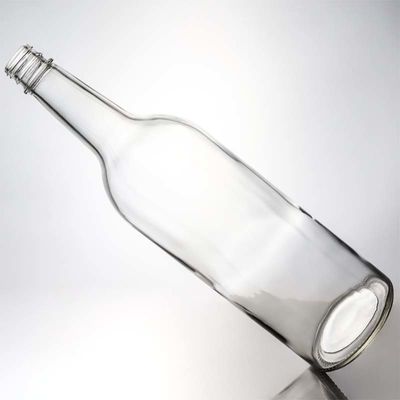 Manuseio da superfície garrafa de vidro decal de 1000 ml redonda perfeita para gin rum Champagne Liquor