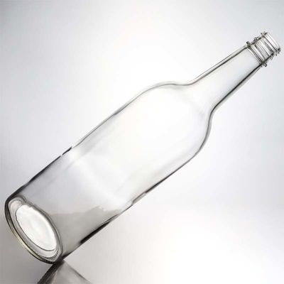 Manuseio da superfície garrafa de vidro decal de 1000 ml redonda perfeita para gin rum Champagne Liquor