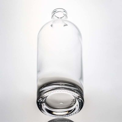 Garrafa de parafuso 750 ml 1000 ml de gin de sílex limpo, rum de champanhe, bebida alcoólica, garrafa de vidro com rolha de madeira