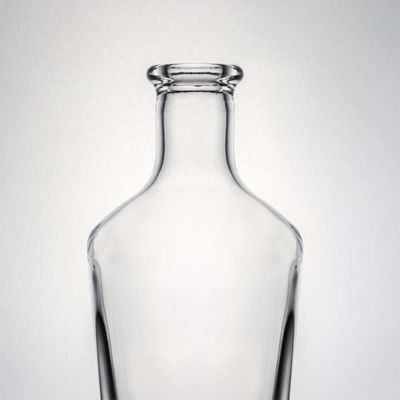 Tequila garrafa de vidro de pedra com cortiça logotipo personalizado 700ml 800ml 1000ml vazio