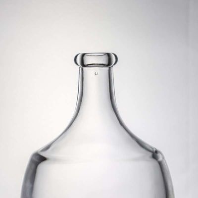 Colar de vidro 500 ml 700 ml 1000 ml Vazio Flint Gin Rum Champagne Liquor Flasca com Cortiça