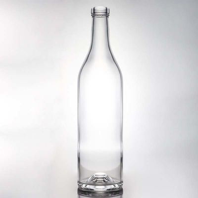 500 ml 750 ml 1000 ml garrafa de vidro para bebida sumo cerveja vodka uísque limpo ou personalizado