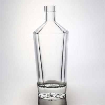 Tipo de vedação: Cortiça 500 ml 800 ml 1000 ml Garrafa redonda de vidro de pedra para bebidas alcoólicas