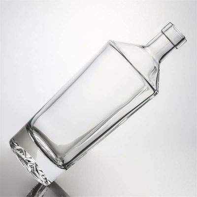 Tipo de vedação: Cortiça 500 ml 800 ml 1000 ml Garrafa redonda de vidro de pedra para bebidas alcoólicas