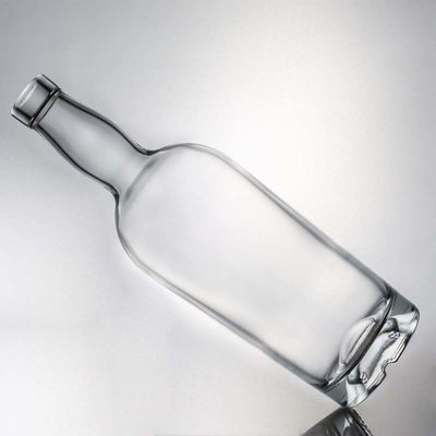 Logotipo personalizado High Flint Gin Rum Liquor Garrafa de vidro com cortiça 700ml 800ml 1000ml