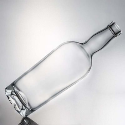 Logotipo personalizado High Flint Gin Rum Liquor Garrafa de vidro com cortiça 700ml 800ml 1000ml
