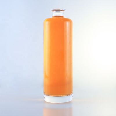 750 ml de garrafa única de vidro de pedra com logotipo personalizado e cortiça