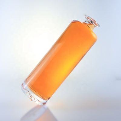 750 ml de garrafa única de vidro de pedra com logotipo personalizado e cortiça