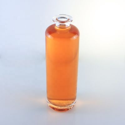 750 ml de garrafa única de vidro de pedra com logotipo personalizado e cortiça