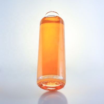 750 ml de garrafa única de vidro de pedra com logotipo personalizado e cortiça