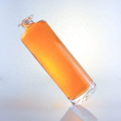 750 ml de garrafa única de vidro de pedra com logotipo personalizado e cortiça