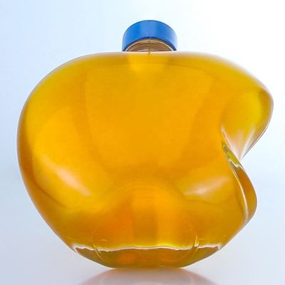 Logotipo personalizado Bottle de vidro de licor vazio exclusivo para gin Whisky Rum Tequila Brandy