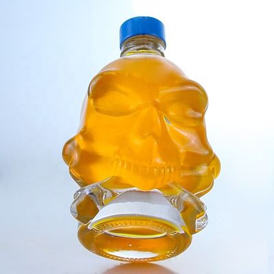 Material do colarinho Vidro Super Flint Vidro 750 ml Garrafa de vidro transparente com tampa de parafuso