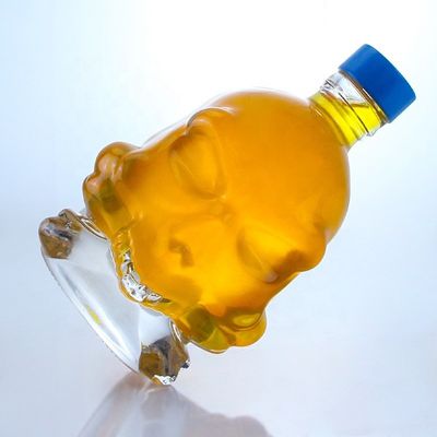 Material do colarinho Vidro Super Flint Vidro 750 ml Garrafa de vidro transparente com tampa de parafuso