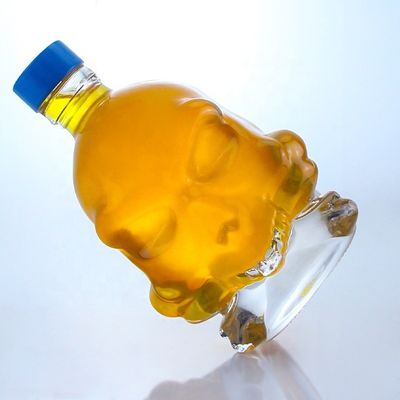 Material do colarinho Vidro Super Flint Vidro 750 ml Garrafa de vidro transparente com tampa de parafuso