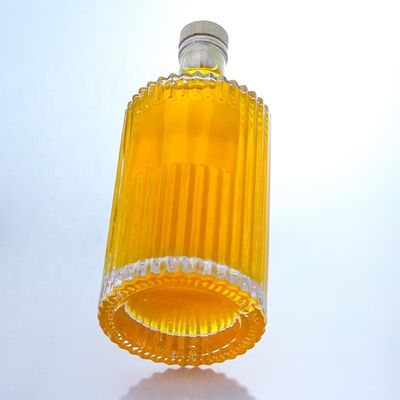 500 ml 750 ml 1000 ml garrafa transparente de vidro vazio para vodka gin rum whisky brandy
