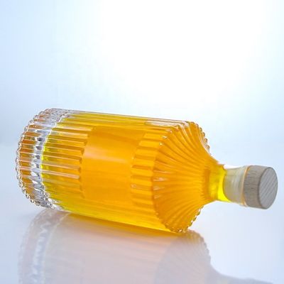 500 ml 750 ml 1000 ml garrafa transparente de vidro vazio para vodka gin rum whisky brandy