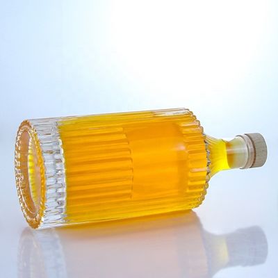 500 ml 750 ml 1000 ml garrafa transparente de vidro vazio para vodka gin rum whisky brandy