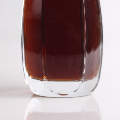 Transparente 750 ml Flint Glass Vazio Liquor Rum Gin Espíritos Vodka Tequila Garrafas com Cortiça