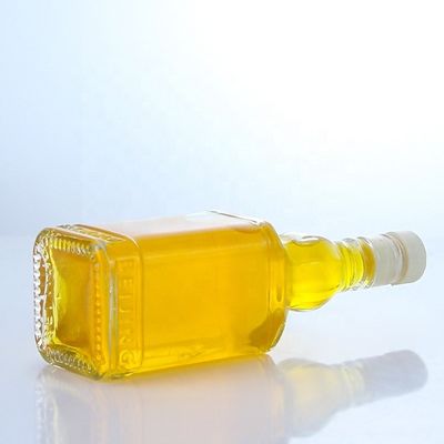 350 ml 500 ml tampa de parafuso Flint vidro garrafa transparente para uísque vodka champanhe tequila gin rum