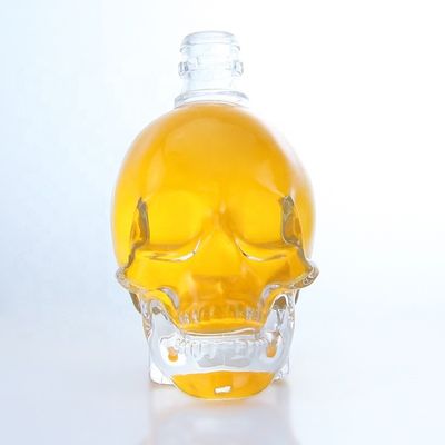 Outras bebidas Populares em forma transparente 700 ml 750 ml garrafa para Whisky Rum Gin Brandy