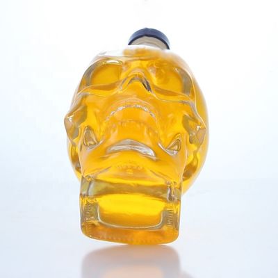 Outras bebidas Populares em forma transparente 700 ml 750 ml garrafa para Whisky Rum Gin Brandy