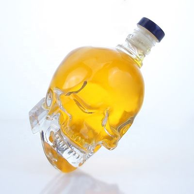 Outras bebidas Populares em forma transparente 700 ml 750 ml garrafa para Whisky Rum Gin Brandy