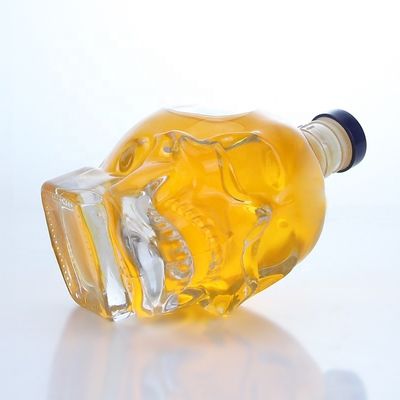 Outras bebidas Populares em forma transparente 700 ml 750 ml garrafa para Whisky Rum Gin Brandy