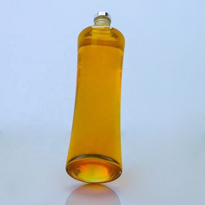 Garrafa de vidro para Vodka Gin Rum Whisky Brandy 500ml 750ml 1000ml Transparente Vazio
