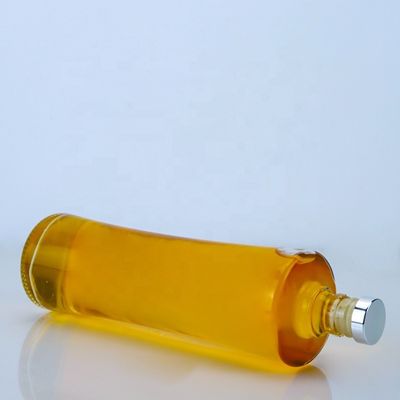 Garrafa de vidro para Vodka Gin Rum Whisky Brandy 500ml 750ml 1000ml Transparente Vazio