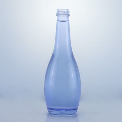Colar de vidro Design único 2022 Garrafa clara e azul vazia para Gin Uísque Rum Tequila Brandy