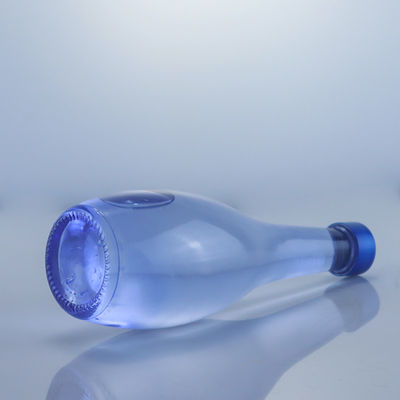Colar de vidro Design único 2022 Garrafa clara e azul vazia para Gin Uísque Rum Tequila Brandy
