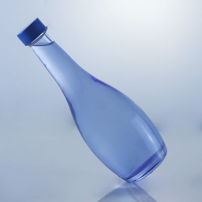 Colar de vidro Design único 2022 Garrafa clara e azul vazia para Gin Uísque Rum Tequila Brandy