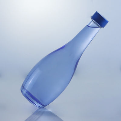 Colar de vidro Design único 2022 Garrafa clara e azul vazia para Gin Uísque Rum Tequila Brandy
