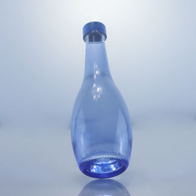 Colar de vidro Design único 2022 Garrafa clara e azul vazia para Gin Uísque Rum Tequila Brandy